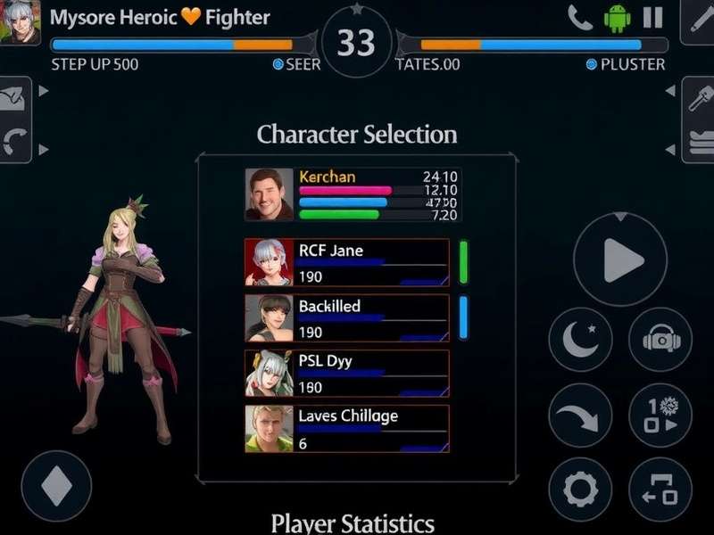 Mysore Heroic Fighter Character Selection